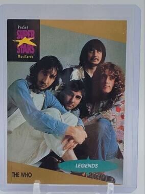 1991 Pro Set SuperStars MusiCards #20 The Who Card